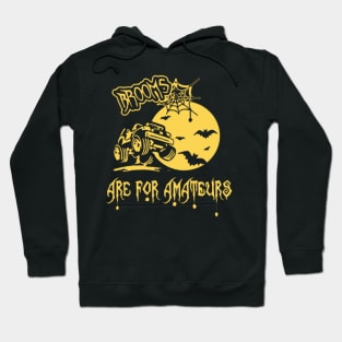 brooms are for amateurs jeep halloween Hoodie